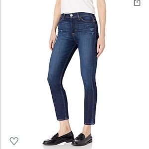 Hudson Vintage Holly High Rise Crop Skinny Jeans